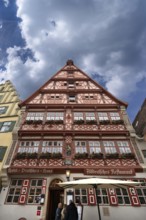 Historic half-timbered house, German house, built 15th century, façade late Renaissance 1593/94.