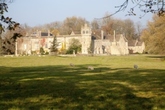 Lacock Abbey, Wiltshire, England, UK once home to photography pioneer William Henry Fox Talbot