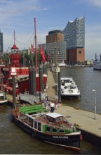 Europe, Germany, Hamburg, Elbe, HafenCity, Kehrwiederspitze, glass facade, Elbe Philharmonic Hall,