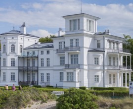 Exclusive hotel on the beach in Heiligendamm, Mecklenburg-Vorpommern, Germany, Europe