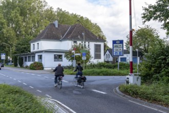 Green border, Siebengewald-Gaesdonck border crossing, south of Goch, without controls, between the