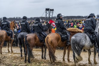 Violent clashes between thousands of demonstrators and the police, after a demonstration against