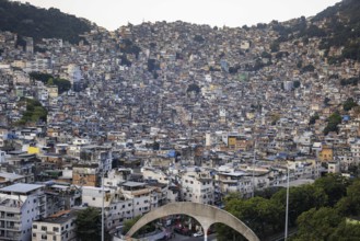 View of the Rocinha favela. Rio de Janeiro, 13.02.2013. Photographed on behalf of the Federal