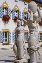 Fountain of the Water Bearers by Wilhelm Srb-Schlossbauer in front of the town hall,