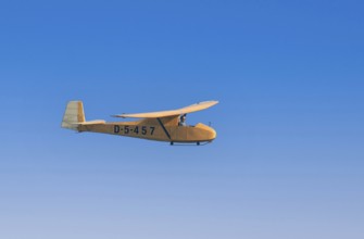 Glider, vintage aircraft, Grunau Baby 2b, from 1939, built by Espenlaub