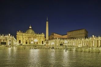 Cathedral, St Peter's, St Peter's Basilica, obelisk, Vatican palaces, St Peter's Square, Vatican at