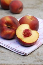 Peaches ( Prunus persica)