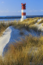 Lighthouse on Düne Island, Helgoland, Germany, Europe