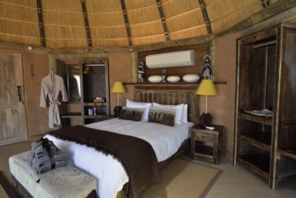 Luxury chalet of Camp Kipwe near Twyfelfontein, Damaraland, Namibia, Africa