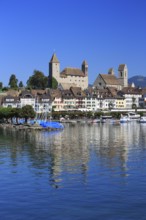 Rapperswil Castle on Lake Zurich, Switzerland, Europe