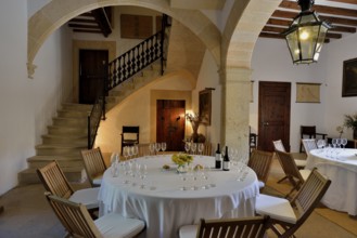 Tasting room of the winery Bodegas Ribas, Consell, Majorca, Balearic Islands, Spain, Europe