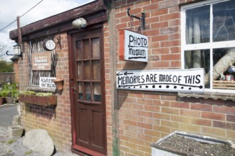 Quirky small photo gallery and museum at Alton Barnes, Wiltshire, England, United Kingdom, Europe