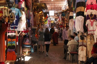 In the souk of Marrakech, Morocco, Africa