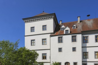 Meßkirch Castle, Castle of the Counts of Zimmern, Zimmern Castle, regular four-wing castle complex,