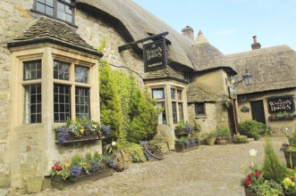 The Waggon and Horses pub, Beckhampton, Wiltshire, England, UK inspiration for a scene in The