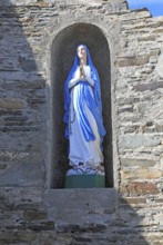 Holy Mary madonna statue, Cape Clear Island, County Cork, Ireland, Irish Republic, Europe