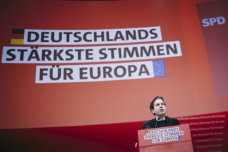 Kevin Kuehnert, Secretary General of the SPD, recorded at the European Delegates' Conference of the