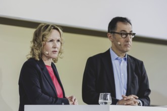 (L-R) Steffi Lemke (Alliance 90/The Greens), Federal Minister for the Environment, Nature