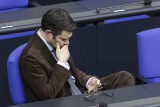 Marco Buschmann (FDP), Federal Minister of Justice, pictured in the German Bundestag in Berlin,