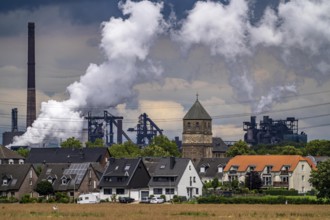 Hüttenwerke Krupp-Mannesmann, HKM in Duisburg-Hüttenheim, 2 blast furnaces, coking plant,