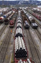 The Hagen-Vorhalle marshalling yard, one of the 9 largest in Germany, is located on the