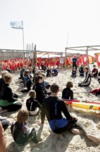 Surf school, Wyk, Föhr, North Frisian Islands, North Frisia, Schleswig-Holstein, Germany, Europe