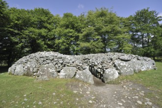 Prehistoric Burial Cairns of Balnuaran of Clava, also called Clava Cairns at the Scottish