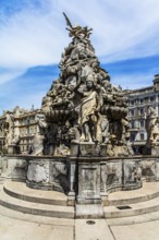 Fontana dei quattro continenti, Fountain of the Four Continents, Giovanni Mazzoleni, 1750, Piazza