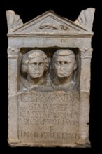 Burial stele from the 1st century, Museo Archeologico Concordiese with finds from the Roman period,