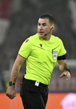 Referee Referee Rade Obrenovic (SVN) Gesture Gesture Champions League, MHPArena, MHP Arena