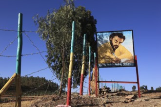 Tigray region, tombs of King Kaleb and Gebre Maskal, north-east of the city of Axum, on a hill lie