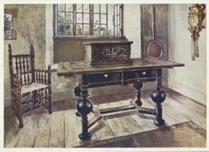 Furniture at the turn of the century 1900, An early Virginian colonist's parlour (1910, 1911), An