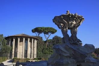 Piazza della Bocca della Verita, Tempio di Ercole Vincitore, Fontana dei Tritoni, Triton Fountain,