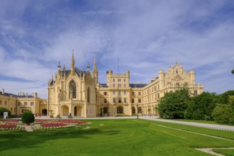 Eisgrub Castle, Lednice Castle, UNESCO, Morava, South Moravia, Moravia, Czech Republic, Europe