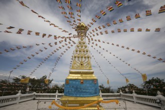 Chedi Prah Borommathat Wat Khao Sanam Chai, Hua Hin, khiri Khan, Hua Hin, Thailand, Asia