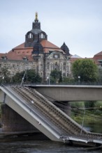 Partial collapse of the Carola Bridge in Dresden, 11/09/2024