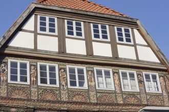 Half-timbered house, Lemgo, North Rhine-Westphalia, Germany, Europe