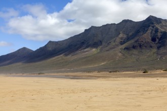 Mountain range in the Jandia nature park Park on the Jandia peninsula, at Playa de Cofete,