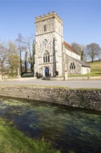 Village parish church of All Saints and St Mary, Chitterne, Wiltshire, England, UK