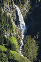 Stäubifall, 100 m, Alp Aesch, Uri, Switzerland, Europe