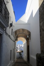 Traditional whitewashed buildings in Vejer de la Frontera, Cadiz Province, Spain, Europe