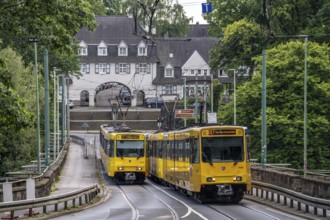 Margarethenhöhe housing estate, Holsterhauser Straße bridge, public transport connection, tram