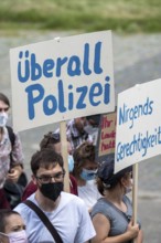 Demonstration against the planned assembly law in North Rhine-Westphalia, in Düsseldorf, various