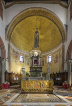 Apse in the Basilica di Santi Maria e Donato, Murano, Venice, Metropolitan City of Venice, Italy,