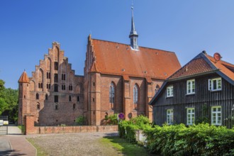 Convent building and monastery church of Wienhausen Monastery, Wienhausen near Celle, Lower Saxony,