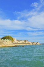 Ortygia historic district seafront, Ortygia, Syracuse, Sicily, Italy, Europe