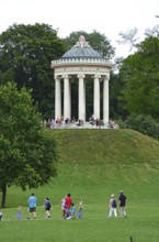 Europe, Germany, Bavaria, Munich, English Garden, City Park between Lehel and Schwabing, View of