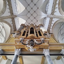 Eusebiuskerk or Grote Kerk, interior view with view of the organ, main church of Arnhem, province