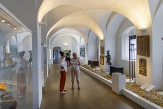 Königstein Fortress in Saxon Switzerland. Exhibition on the history of the fortress in Georgenburg