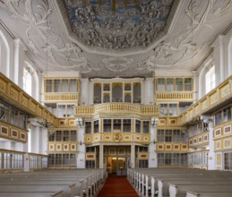 Schwarzenberg/Erzgeb. The Protestant-Lutheran St George's Church is a baroque hall church from